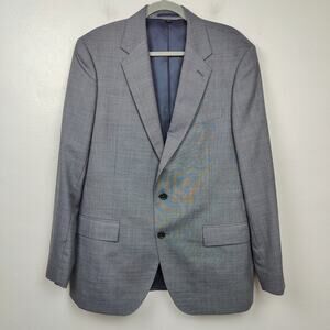 J Crew Ludlow Blazer Mens 42R Gray Four Season Wool Slim Fit‎ Preppy Jacket